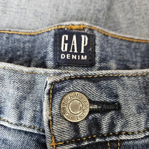 GAP Denim Skinny Jeans Medium Indigo Wash Mid Rise - Picture 4 of 7